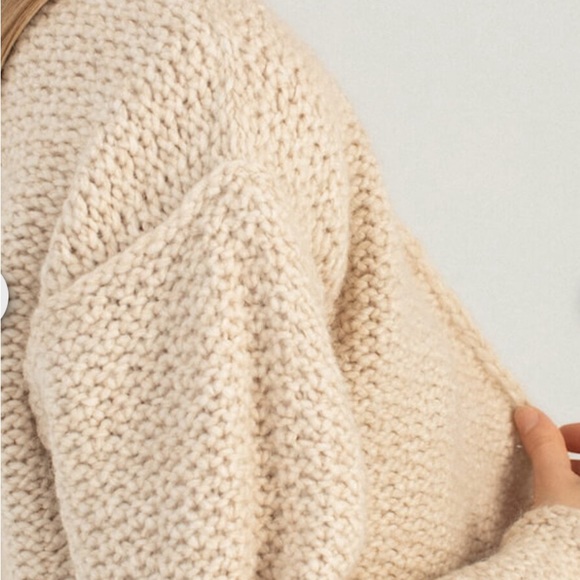 Alpaca Wool Cardigan size Large - Picture 8 of 10